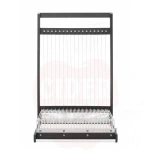 Konditorgitarre HENDI schwarz 636x441x109mm