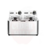 Fritüür 2x4L HENDI Kitchen Line 230V/6000W 470x380x315mm