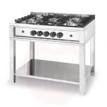 Gaasipliit 5-põletiga HENDI Kitchen Line avatud raamiga 14,3kW 900x640x(H)910mm