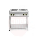 Elektripliit 4-plaadiga Kitchen Line avatud alusega HENDI 400V/10400W 800x700x(H)900mm