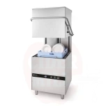 Kuplinõudepesumasin 50x50 HENDI elektromehaaniline juhtimine pesuvahendipumbaga 400V/8600W 745x903x(H)1406mm