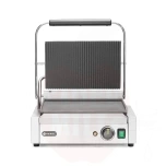 Contact grill Panini HENDI ribbed top and smooth bottom 230V/2200W 430x375x(H)216mm