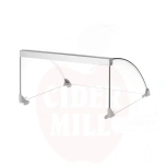 Glasabdeckung für Würstchenrollengrill 9 HENDI (268605) 470x401x(H)250mm