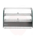 Display heated countertop double level HENDI black 220-240V/800W 554x376x(H)376mm