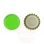 Karūnos dangtelis 26mm 1000vnt ryškiai žalias (lime)
