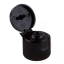Plastikinis dangtelis 18mm GL18 juodas atverčiamas