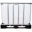 Container IBC 600L Kunststoff neu auf Kunststoffständer