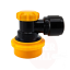 Kugelverschluss 8mm Duotight schwarz-gelb Flüssigkeit
