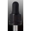 Korkpipett 100ml must matt rõngaga