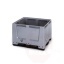 Basisbox Bigbox 525L grau 4 Fuß 120x80xH79cm